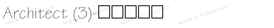 Architect (3)字体转换